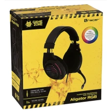 Комп'ютерна аудіо гарнітура Tracer GAMEZONE Aligator RGB Rainbow LED (TRASLU46466)