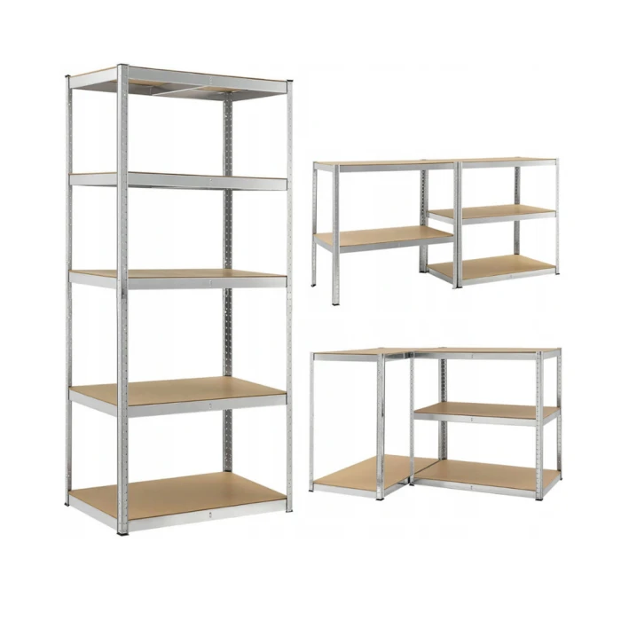 Стелаж LEOBRO 180 х 90 х 40 см, 175кг/полиця, 5 полиць (LB-R175-GAL)