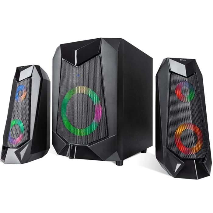 Музична система Tracer Hi-Cube RGB Flow BT 20W 2.1 (TRAGLO46497)
