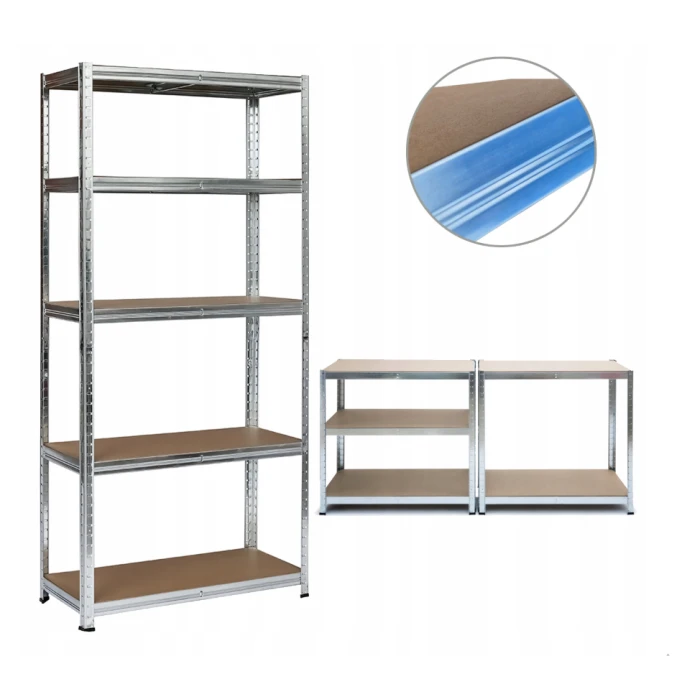 Стелаж LEOBRO Premium 180 х 90 х 30 см, 175кг/полиця, 5 полиць (LB-R103)