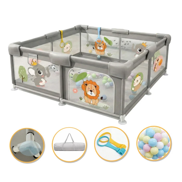 Дитячий манеж LEOBRO "Король лісу" 150 x 180 см (LB-1005)