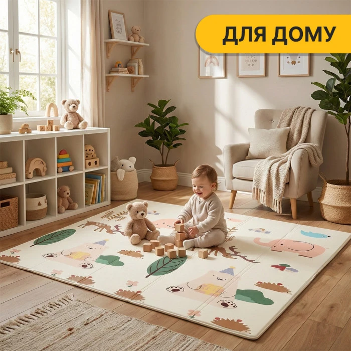 Дитячий ігровий килимок LEOBRO 150 x 180 x 1 см (LB-1020)