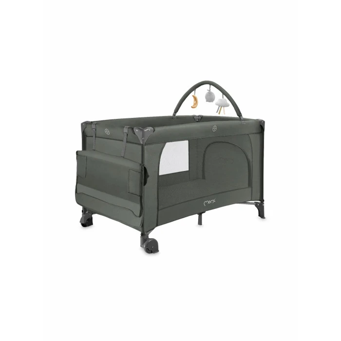 Манеж класичний MoMi BELOVE PLUS Dark Green