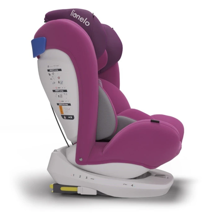 Дитяче автокрісло Lionelo BASTIAAN VIOLET (white base)