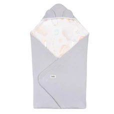 Покривало Lionelo TRAVEL SWADDLE BLANKET GREY BALLON