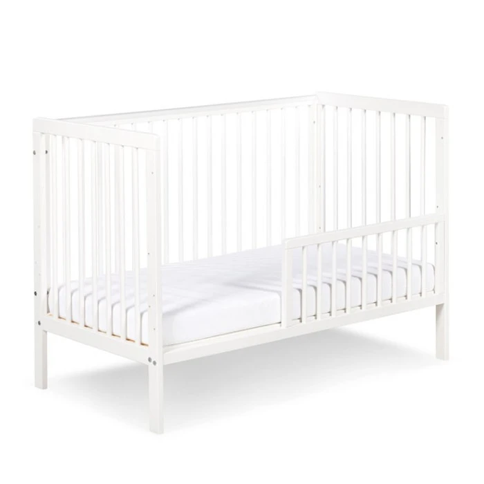 Дитяче ліжечко KLUPS TIMI White з перегородкою