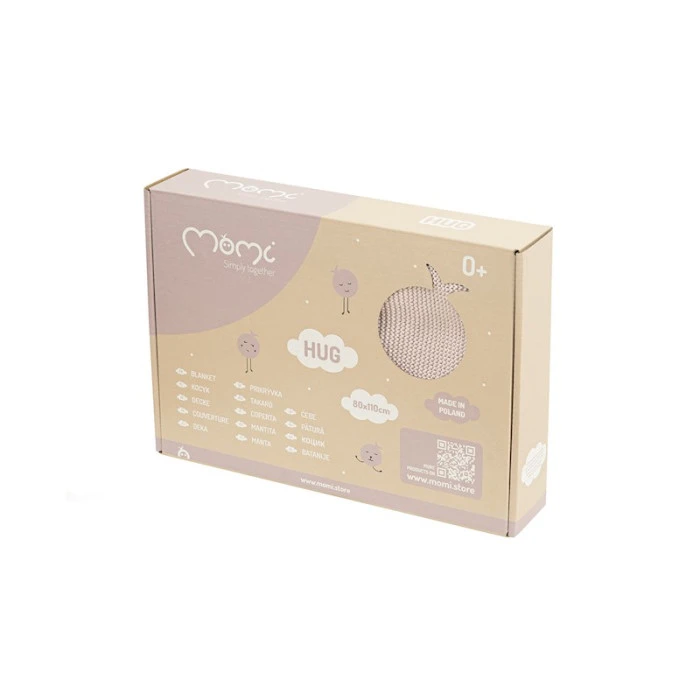 Плед детский лето MoMi HUG Pink