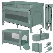 Ліжечко-манеж Lionelo ELLEN GREEN SAGE