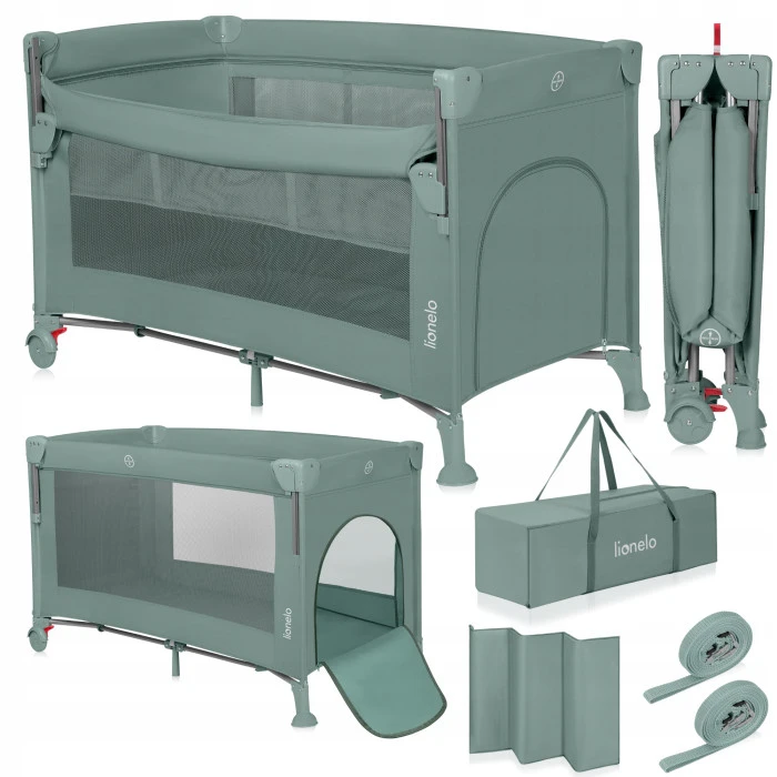 Кроватка-манеж Lionelo ELLEN GREEN SAGE