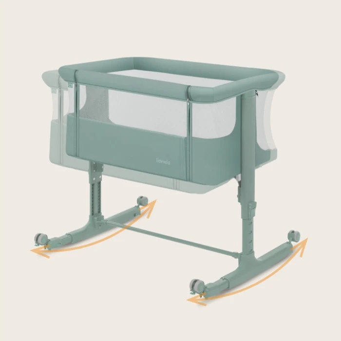 Кроватка приставная Lionelo AURORA GREEN SAGE