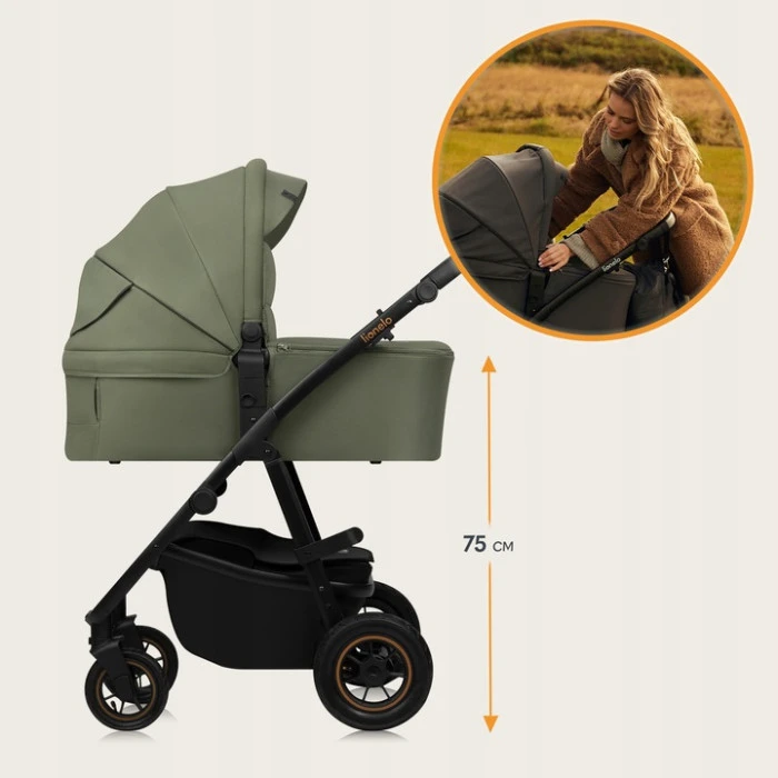 Універсальний візочок 2 в 1 Lionelo AMBER PLUS GREEN FOREST