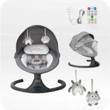 Кресло-качалка MoMi KENANI Dark Grey