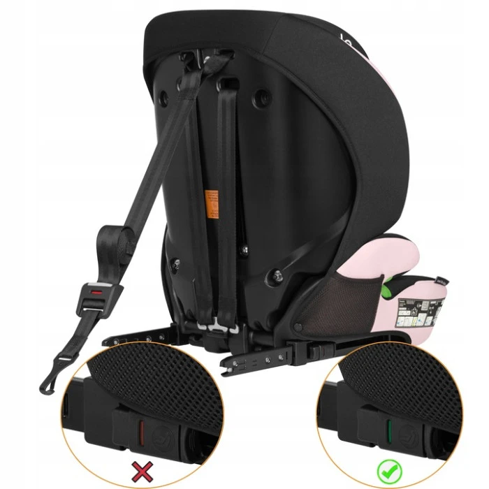 Дитяче автокрісло Lionelo LEVI FIX I-SIZE PINK BABY