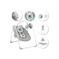 Крісло-гойдалка MoMi LISS Bear Grey