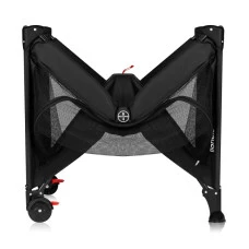 Ліжечко-манеж Lionelo LAURA BLACK CARBON