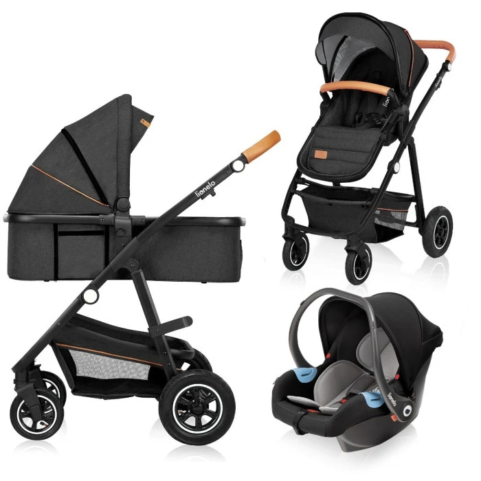 Універсальний візочок 3 в 1 Lionelo AMBER GREY GRAPHITE