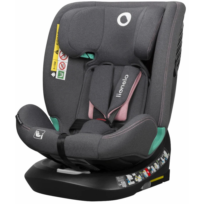Дитяче автокрісло Lionelo BASTIAAN ONE I-SIZE PINK ROSE