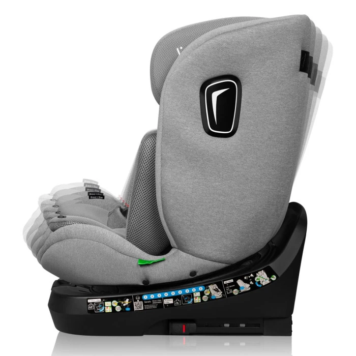 Детское автокресло Lionelo BRAVE I-SIZE GREY STONE