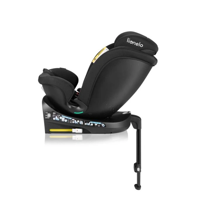 Дитяче автокрісло Lionelo NAVY I-size BLACK RED
