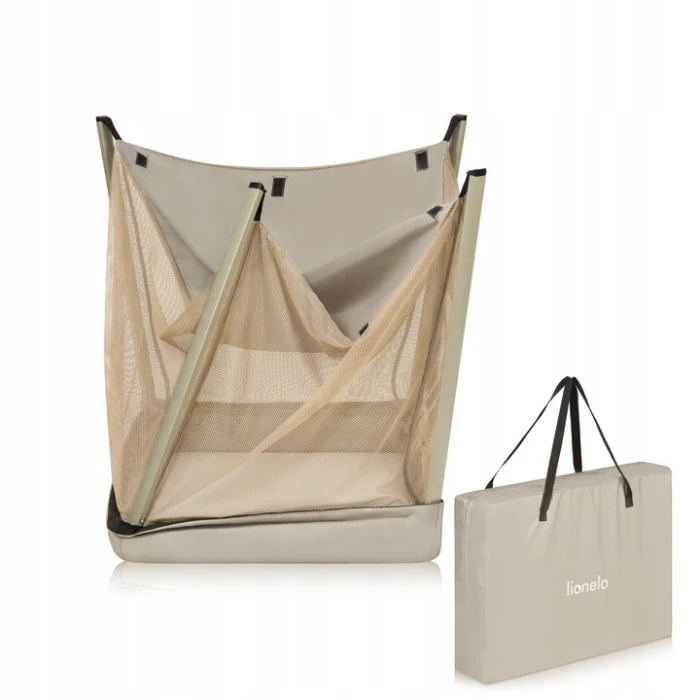 Кроватка-манеж Lionelo ALICE BEIGE OLIVE