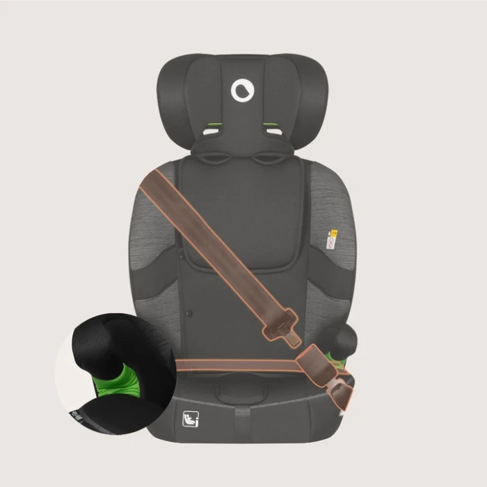 Дитяче автокрісло Lionelo BILLY I-SIZE BLACK GREY