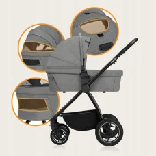 Универсальная коляска 2 в 1 Lionelo MERIL 2IN1 GREY STONE