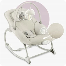 Кресло-качалка MoMi LAPIS Light Grey