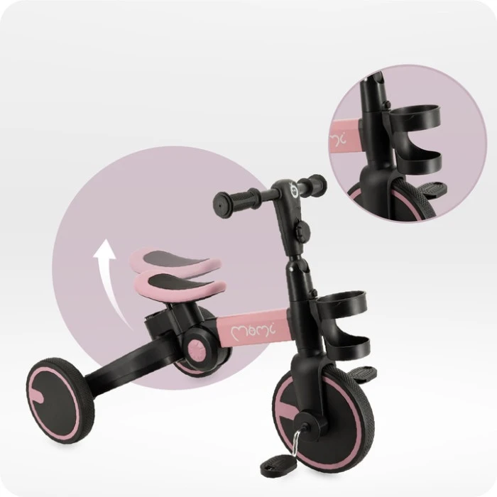 Біговел-велосипед 3 в 1 MoMi FILO Pink