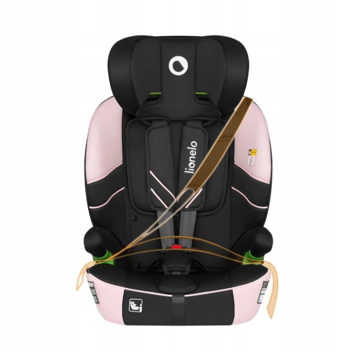 Дитяче автокрісло Lionelo LEVI FIX I-SIZE PINK BABY