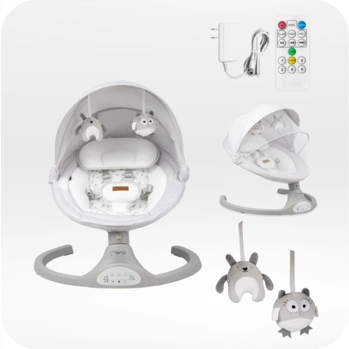 Кресло-качалка MoMi KENANI Light Grey