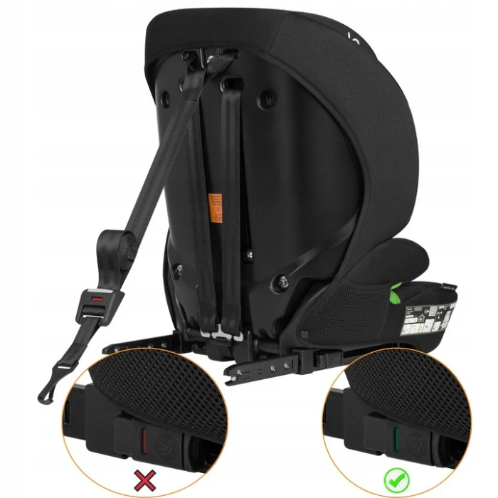 Дитяче автокрісло Lionelo LEVI FIX I-SIZE BLACK CARBON