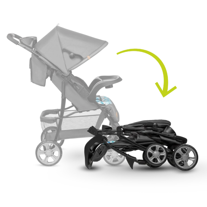 Прогулочная коляска Lionelo EMMA PLUS BLUE SCANDI