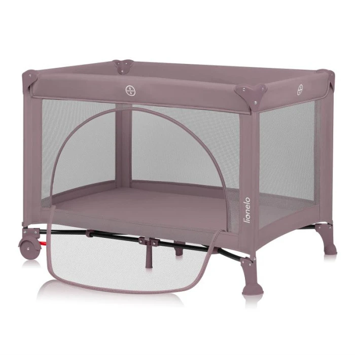 Ліжечко-манеж Lionelo LAURA PINK NUDE