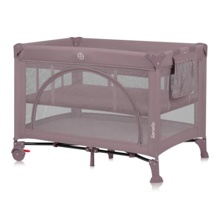 Ліжечко-манеж Lionelo LAURA PINK NUDE