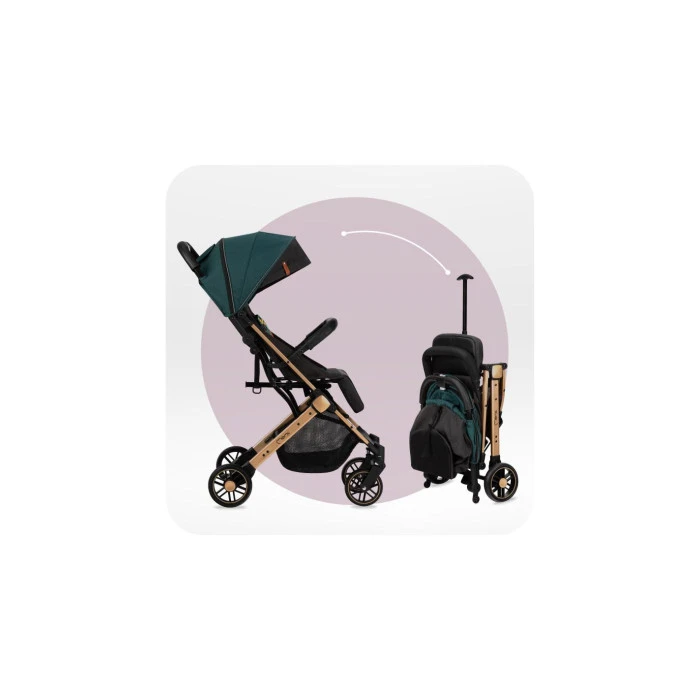 Коляска прогулянкова MoMi ESTELLE Green-Gold