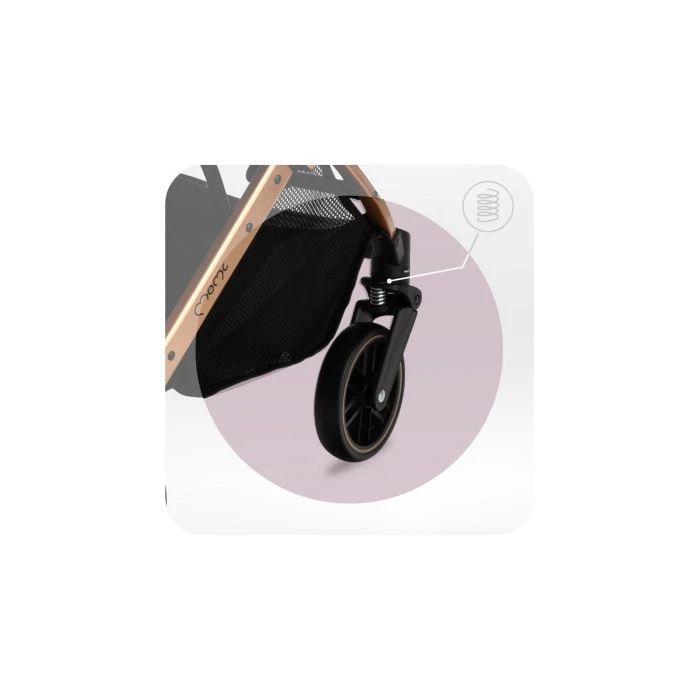 Коляска прогулянкова MoMi ESTELLE Green-Gold