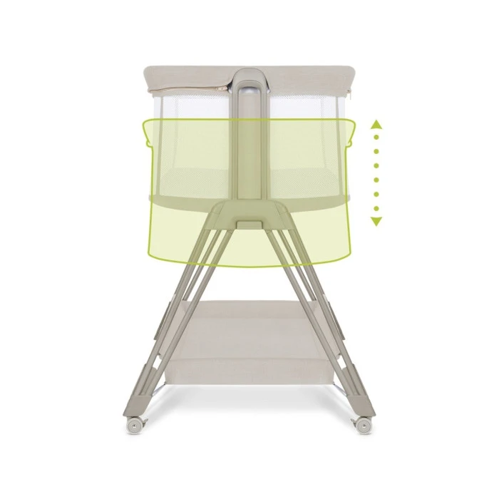 Ліжечко приставне Lionelo LUNA BEIGE SAND