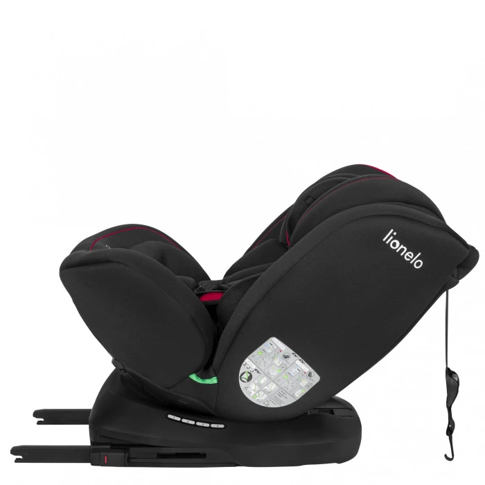 Детское автокресло Lionelo BASTIAAN I-SIZE BLACK RED