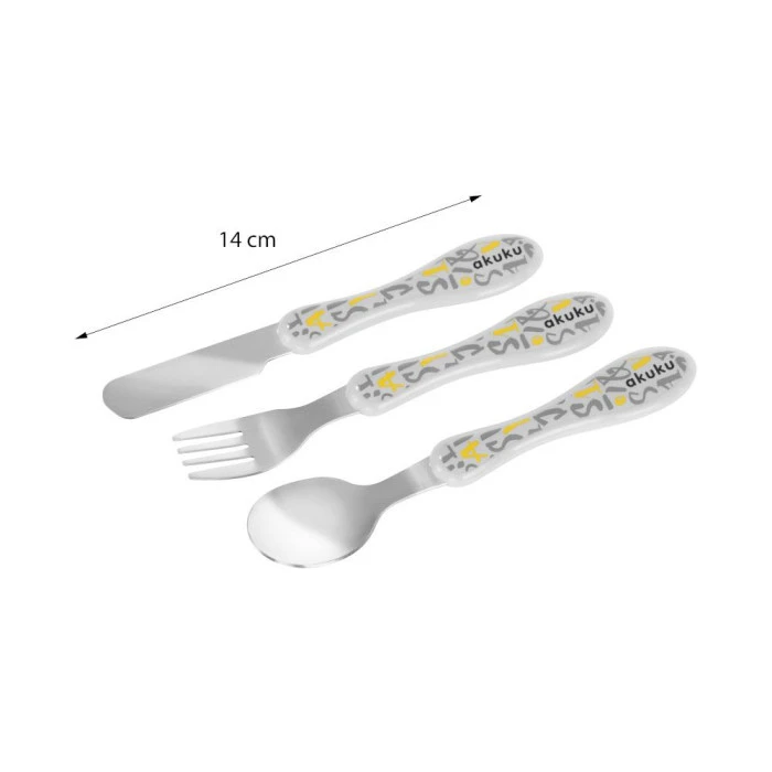 Набор столовых приборов: вилка, ложка, нож Akuku A0103