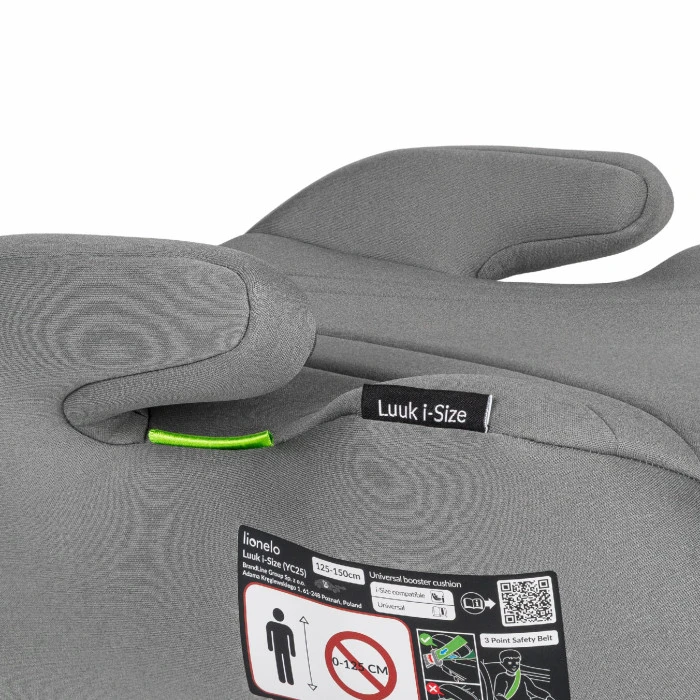 Бустер Lionelo LUUK I-SIZE GREY