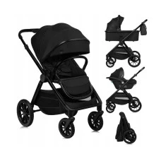 Універсальний візочок 3 в 1 Lionelo LAYLA 3IN1 BLACK ONYX