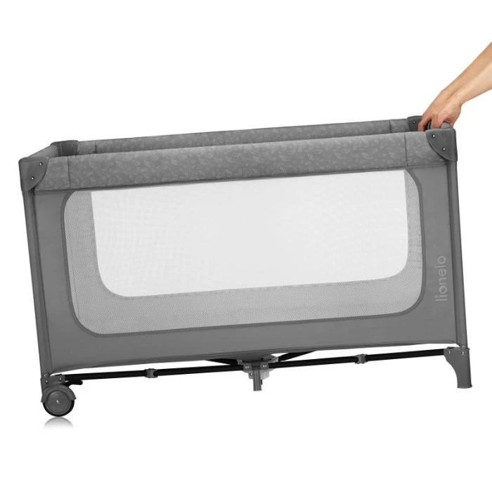 Манеж-ліжко Lionelo JASMIN EASY FOLD GREY STONE