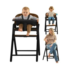 Стілець для годування Lionelo CELIA BLACK WOOD