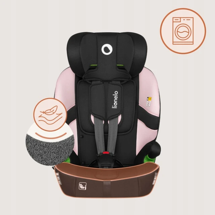Дитяче автокрісло Lionelo BILLY I-SIZE PINK BABY