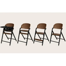 Стілець для годування Lionelo CELIA BLACK WOOD