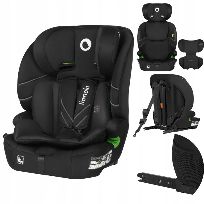 Дитяче автокрісло Lionelo LEVI FIX I-SIZE BLACK CARBON