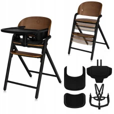 Стілець для годування Lionelo CELIA BLACK WOOD