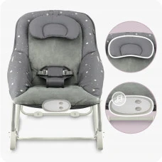 Кресло-качалка MoMi LAPIS Dark Grey