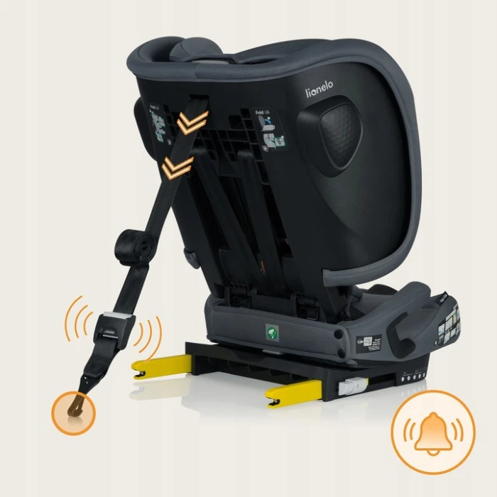 Дитяче автокрісло Lionelo NELLY I-SIZE GREY GRAPHITE