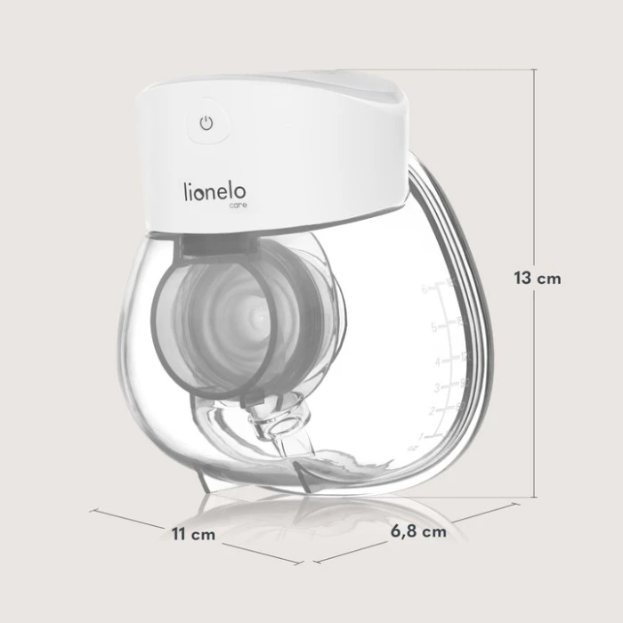 Молоковідсмоктувач Lionelo FIDI FREE LUMI WHITE NATURAL